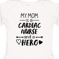 thumbnail image 4 of Inktastic My Mom is a Cardiac Nurse and a Hero Boys or Girls Long Sleeve Baby Bodysuit, 4 of 5