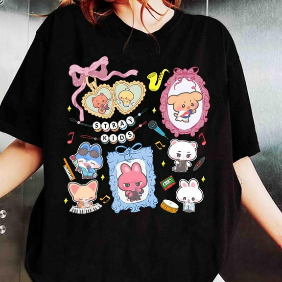 Stray Kids Member Group Shirt, Skzoo Characters Shirt