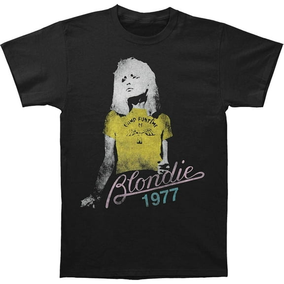 Blondie Men's 1977 Slim-Fit T-Shirt Black M