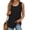 Black, variant on Women’s Tank Tops with Sleeveless,Womens Round Neck Tunic Tops for Summer, Women's Plus Army Green,Size L