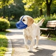 thumbnail image 6 of Dog Muzzle, Soft Mesh Muzzle For Small Medium Large Dogs For Scavenging Biting Licking And Chewing, Allows To Pant And Drink Pet Others Blue, 6 of 6