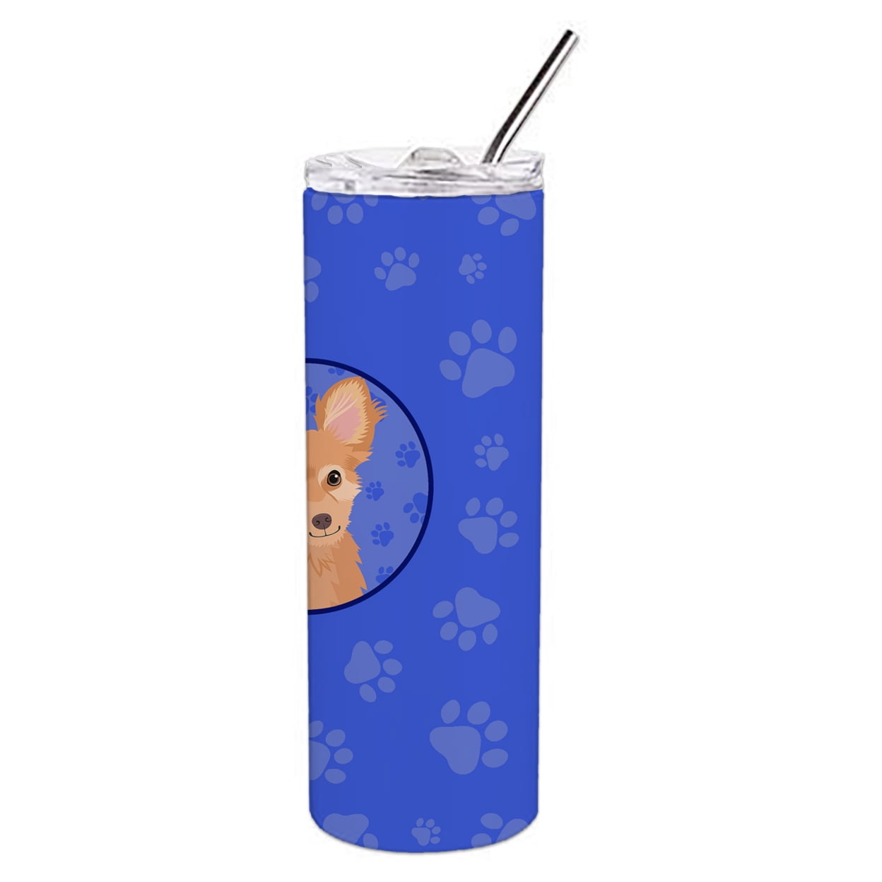 Chihuahua Fawn  Stainless Steel 20 oz Skinny Tumbler 3 in x 8.25 in