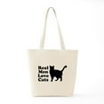 thumbnail image 6 of CafePress - Real Men Love Cats Tote Bag - Unisex Canvas Tote Bag, Beige, 1-Piece, 6 of 7
