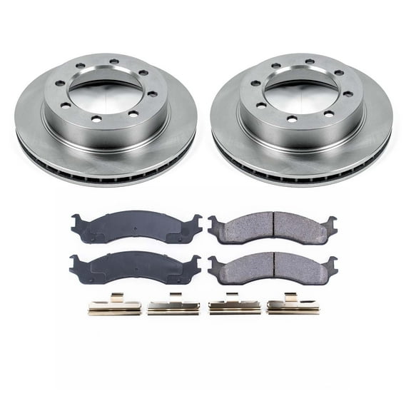 Ultimate Brakes Front Semi-Metallic Brake Pad and Rotor Kit with Hardware WM80544