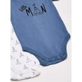 thumbnail image 3 of Yoga Sprout Baby Boy Cotton Bodysuits 5pk, Wild One, 3-6 Months, 3 of 4