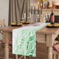 thumbnail image 2 of Table Runners 90 Inches Long Dress Scarves, Ombre Green Pink Farmhouse Coffee/Dining/Kitchen Table Runner for Living Room, Summer Coastal Ocean Sea Beach Wave 13x90 Inch, 2 of 9