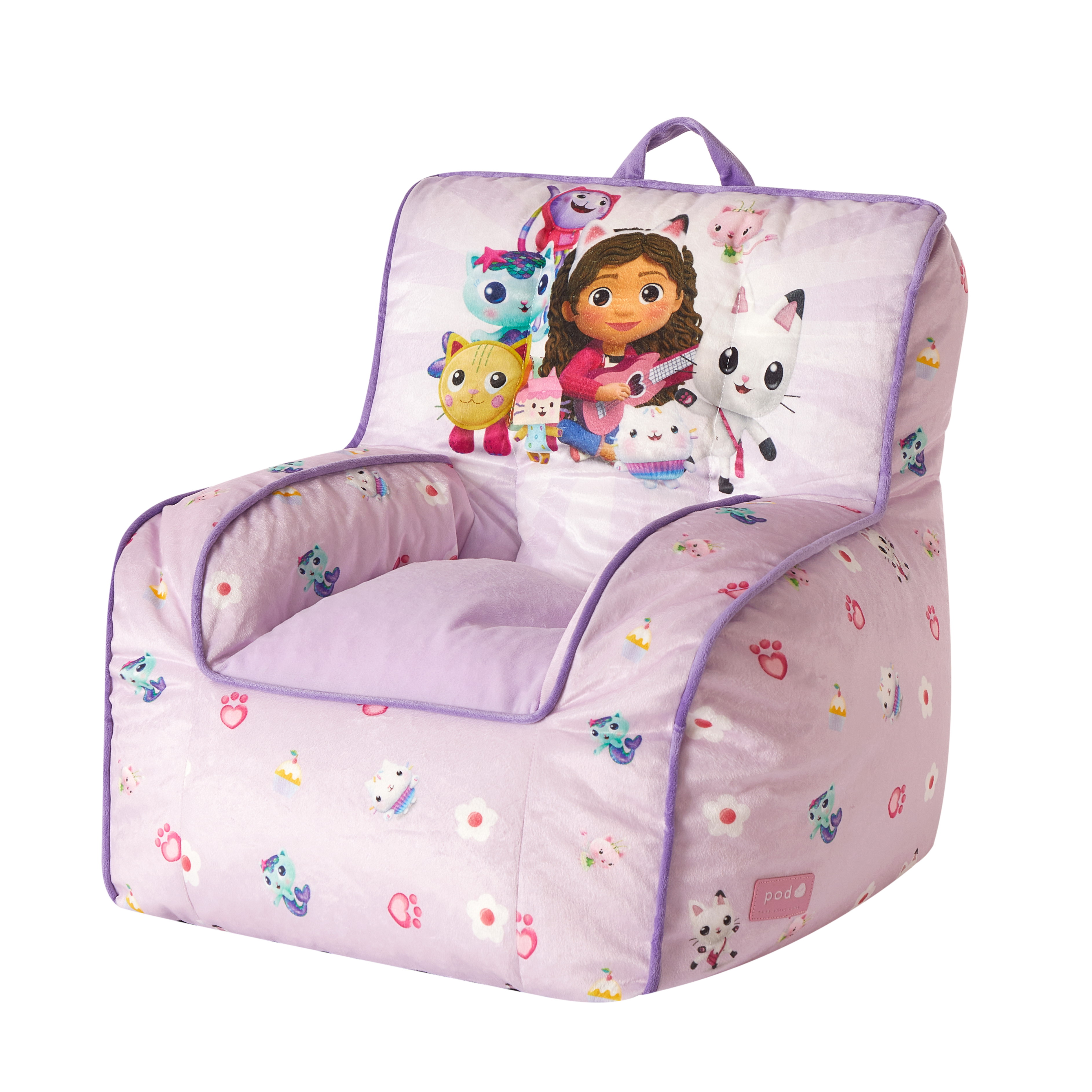 Universal Gabby's Dollhouse Square Beanbag for Kids photo 6
