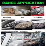 2026 Professional Car Headlight Restoration Kit, Multifunctional Car Headlight Cleaner, Headlight Polishing Kit with Sponge & Towel, Headlight Polishing Spray for All Vehicle Types
