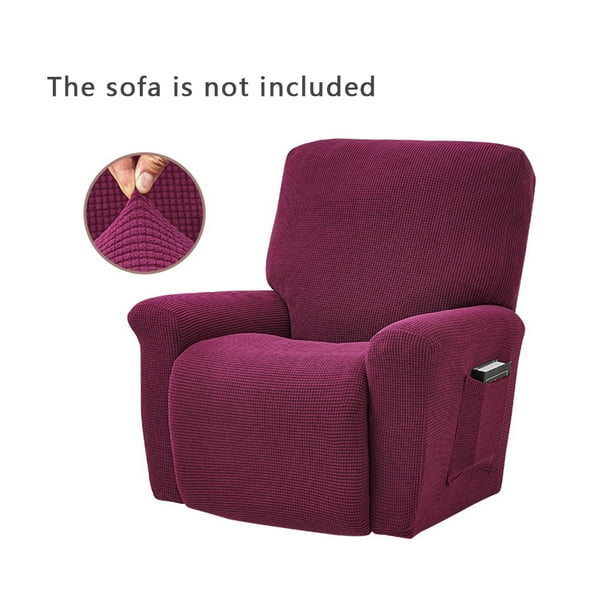 DRASHOME Stretch Recliner Chair Slipcover Elastic Full Coverage Solid