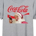 thumbnail image 3 of Coca-Cola - Santa Closeup Coca Cola Logo - Juniors Ideal Flowy Muscle T-Shirt, 3 of 5