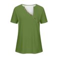 thumbnail image 5 of Dressy Summer Tops for Women Over 50 Soft T Shirts Loose Fit Basic Fitted Short Sleeve Tees Skims Dupes Shirt Clearance Deals, 5 of 6
