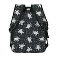 thumbnail image 2 of Hirioo Turtle Print Laptop Backpack Lightweight Casual Travel Daypack for College Workplace Travel, 2 of 5