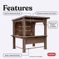 thumbnail image 4 of Signature 6x7 Patio Gazebo Bar – Ideal for Outdoor Cooking and Entertaining, Pine, 4 of 14