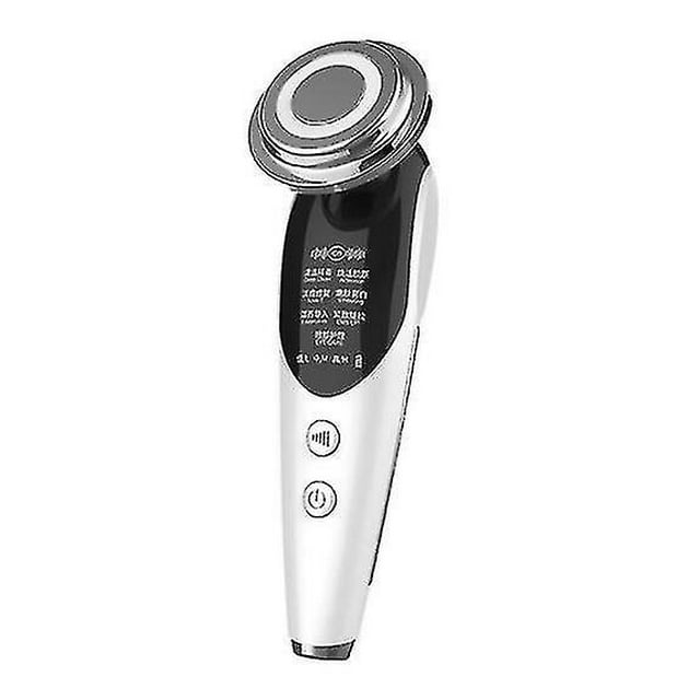 Masajeador facial Facial Cleansers EMS Beauty Instrument, blanco