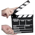 thumbnail image 1 of Directors Film Movie Clapper Slate Chalkboard Professional Vintage Clapper Slate Board Cut Action TV Movie Clapperboard - Decor (7.5 x 8), 1 of 4