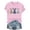 Pink, variant on Lorytime Easter Cute Shirts for Women Crew Neck Shirt Short Sleeve Trendy Tee Bunny Loose Casual Festival Outfit