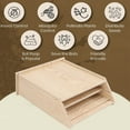 thumbnail image 2 of Bat Box, Weatherproof Wooden Bat House Easy Installation Handcrafted Durable  For Garden, 2 of 7