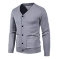 thumbnail image 1 of Suéter Cárdigan Moda De Hombre Abrigo Sweater Camisa De Lana, 1 of 4