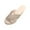 Beige, variant on Anuirheih Summer Fashion High-heeled Muffin Bottom Rope Wedge Slippers Sandals Women (Beige)