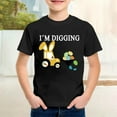 thumbnail image 2 of shoper Car Tees, Boys Shirts Size 8 Vehicle Print Crew Neck Short Sleeve Soft Summer Tops Back to School T-Shirts Toddler To Big Kid Black 150, 2 of 5