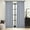 Chambray Blue, variant on Chambray Blue Pinch Pleated 100% Blackout Linen Curtains for Bedroom, Room Darkening Memory Trained Light Blocking Window Curtain 84 inches Long for Living Room, Black Out Pleat Drape, 2 Panels