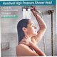 thumbnail image 3 of Turbo Hydro Jet Shower Headheld Handheld 360 Hydrojetting Shower Head Hydro High Jet Pressure Jet Shower 260*75mm, 3 of 5