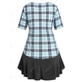 thumbnail image 2 of Camiseta de Túnica Escotada con Faldas de Talla Extra Rosegal Camisetas tallas grandes, 2 of 5
