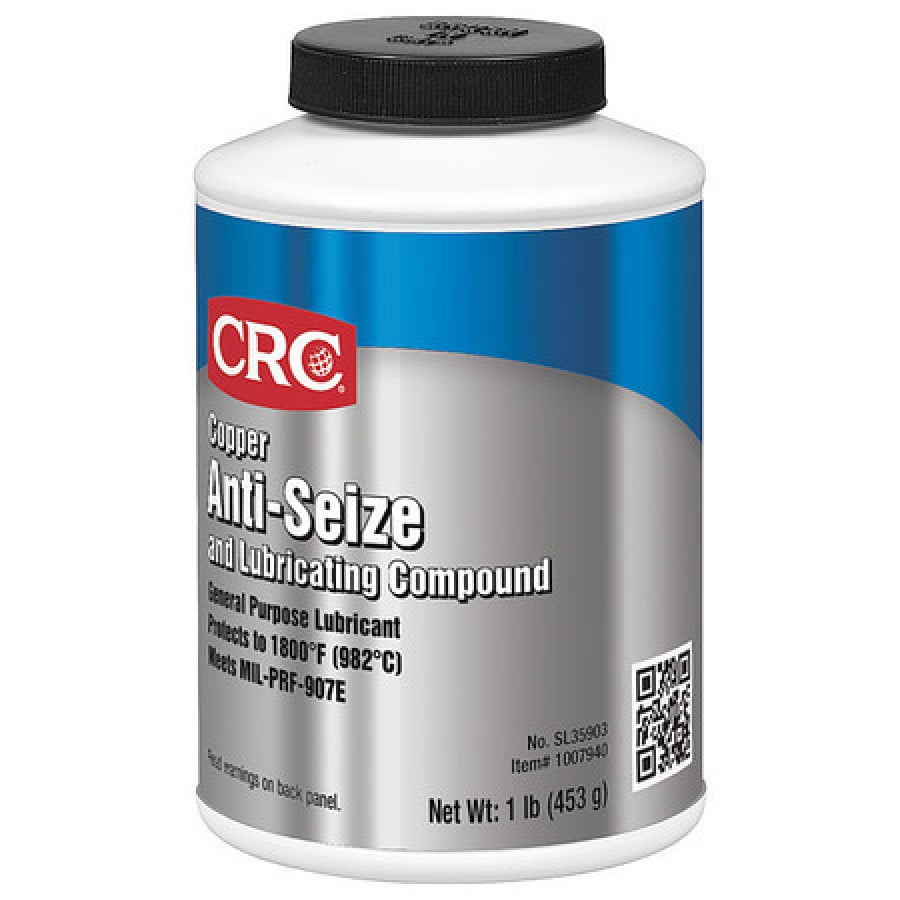 CRC SL35903 AntiSeize,16 oz,Copper,Brush Top Bottle