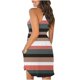 thumbnail image 4 of Vestido de tirantes sin mangas para mujer Vestido de bolsillo con cuello redondo y estampado de personalidad Pompotops ghjkhdj4317, 4 of 7