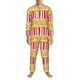 thumbnail image 3 of Balery Popcorn Pijama para Hombre de Dos Piezas con Manga Larga, Conjunto de Dormir y Descanso Suave con Bolsillos-Small, 3 of 7