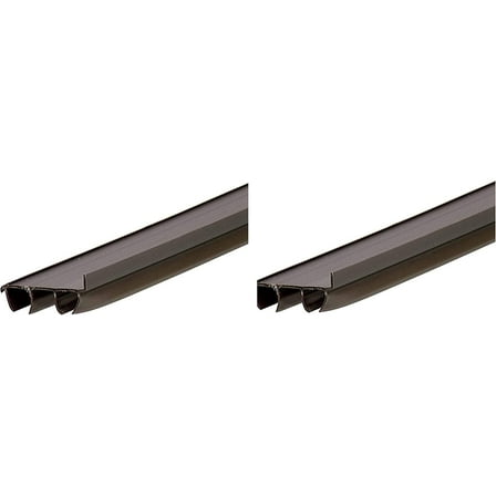 Building Products 82586 M-D Dual Door Bottom, 1-3/4 in W X 36 in L X 1/2 in H, X X, Brown (Twо Pаck)