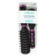 Conair Volume Vent Brushes for Home & Travel, Assorted Colors, 2 pcs