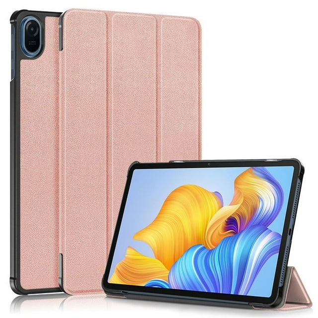 Étui pour Huawei Honor Pad 8 12 Pouces 2022 Étui en Cuir Peint Pliable Rigide pour Funda Honor Pad 8 Étui pour Honor Tablette 8 Or rose Honor Pad 8 12 Pouces