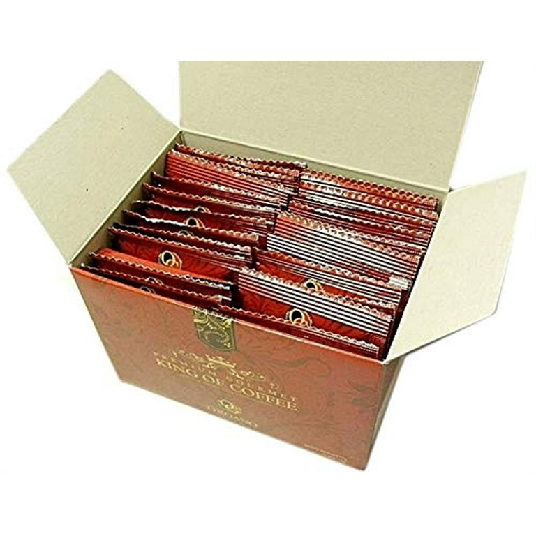 Organo Gold King of Coffee Organic Premium Ganoderma Lucidum U.S.A. Packaging (1 Box)