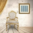 thumbnail image 3 of Khorsand, Parsoa 13x12 Gold Ornate Wood Framed with Double Matting Museum Art Print Titled - Teal Windows, 3 of 4