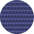 thumbnail image 1 of Ahgly Company Machine Washable Indoor Round Transitional Slate Blue Area Rugs, 4' Round, 1 of 7