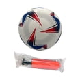 thumbnail image 1 of Balón de fútbol tamaño 5, diseño creativo, ligero, de piel sintética, oficial. Blanco, 1 of 9