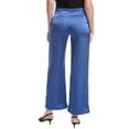 thumbnail image 2 of Gracia womens  Satin Wide Leg Dress Pant, l, Blue, 2 of 3