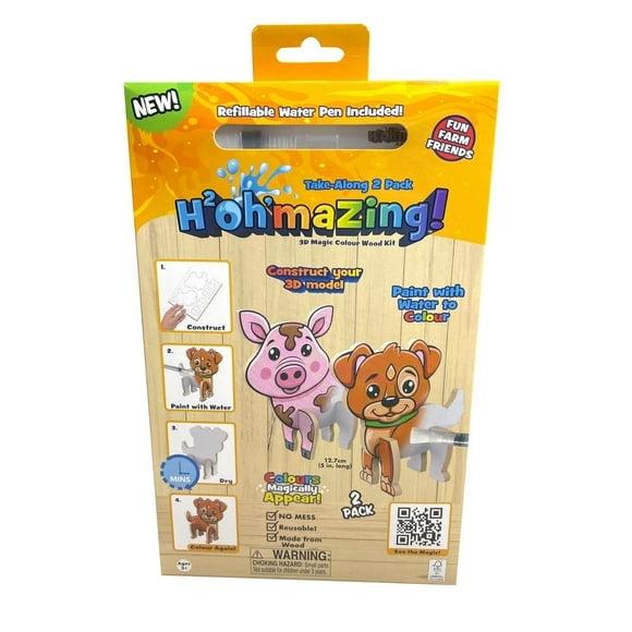 H2Oh’mazing Take-Along 2 Pack - Farm Friends - Puppy & Pig