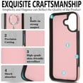 thumbnail image 2 of ELEHOLD Case for iPhone 16, Anti-Scratch Magnetic Leather Case Shockproof Cover,Rosegold, 2 of 9