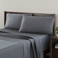 thumbnail image 5 of Allswell Soft & Silky 4-Piece Shark Bamboo Rayon Derived Sateen Bed Sheet Set, Full, 5 of 13