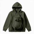 thumbnail image 7 of CAUYDY Womens Baby Pouch Hoodies with Pockets Oversized Hoodies Lightweight Baby Pouch Hooded Sweatshirt, 7 of 7