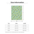 thumbnail image 5 of Gaeub Avocado and Hearts Print Flannel Throw Blanket, Home Fleece Throw Blanket for Couch or Bed,Decorative Blankets,Lightweight Fuzzy Flannel Blanket-60"x50", 5 of 6