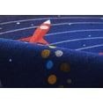 thumbnail image 4 of Momeni Playground Space Blue Kid Rug 4' X 4'4", 4 of 5