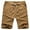 01-Dark Khaki, variant on JWD Men’s Linen Shorts Casual Drawstring Summer Beach Shorts US Large Dark Khaki