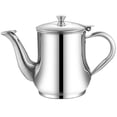 thumbnail image 1 of Shisuyan Stainless Steel Oil Container Silver 1Set 4.8In X 3.7In X 3.5In, 1 of 8