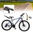 thumbnail image 2 of 26" wheels 27 speed double disc brake mountain bike MTB for adults Blue, 2 of 17