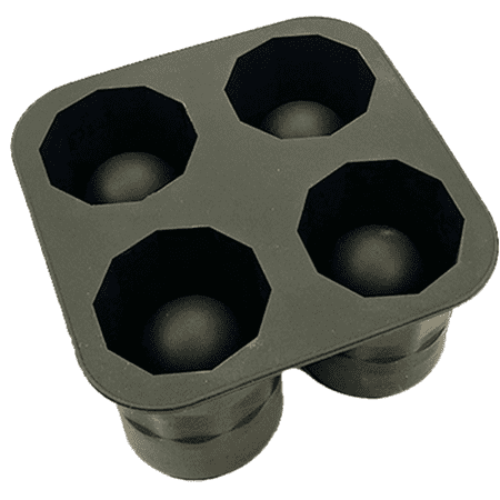 

Mold for Whiskey Ice Tray – 4 Nice round Ice Cups