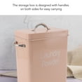thumbnail image 4 of Detergent Box, Washing Powder Box with Measuring Spoon, Metal Detergent Container for Organizing the Laundry Room and Storing Food, 4 of 7