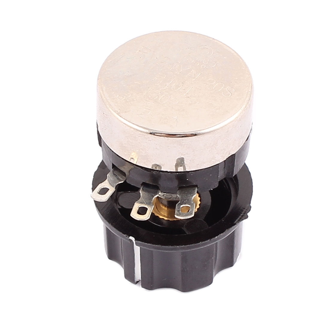 3 Terminals B104 Rotary Wirewound Potentiometer 100K Ohm Adjustable